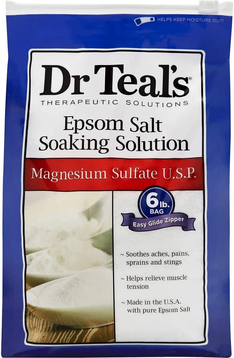 Dr. Teal’s Epsom Salt, 6 Pounds (2 Count)
