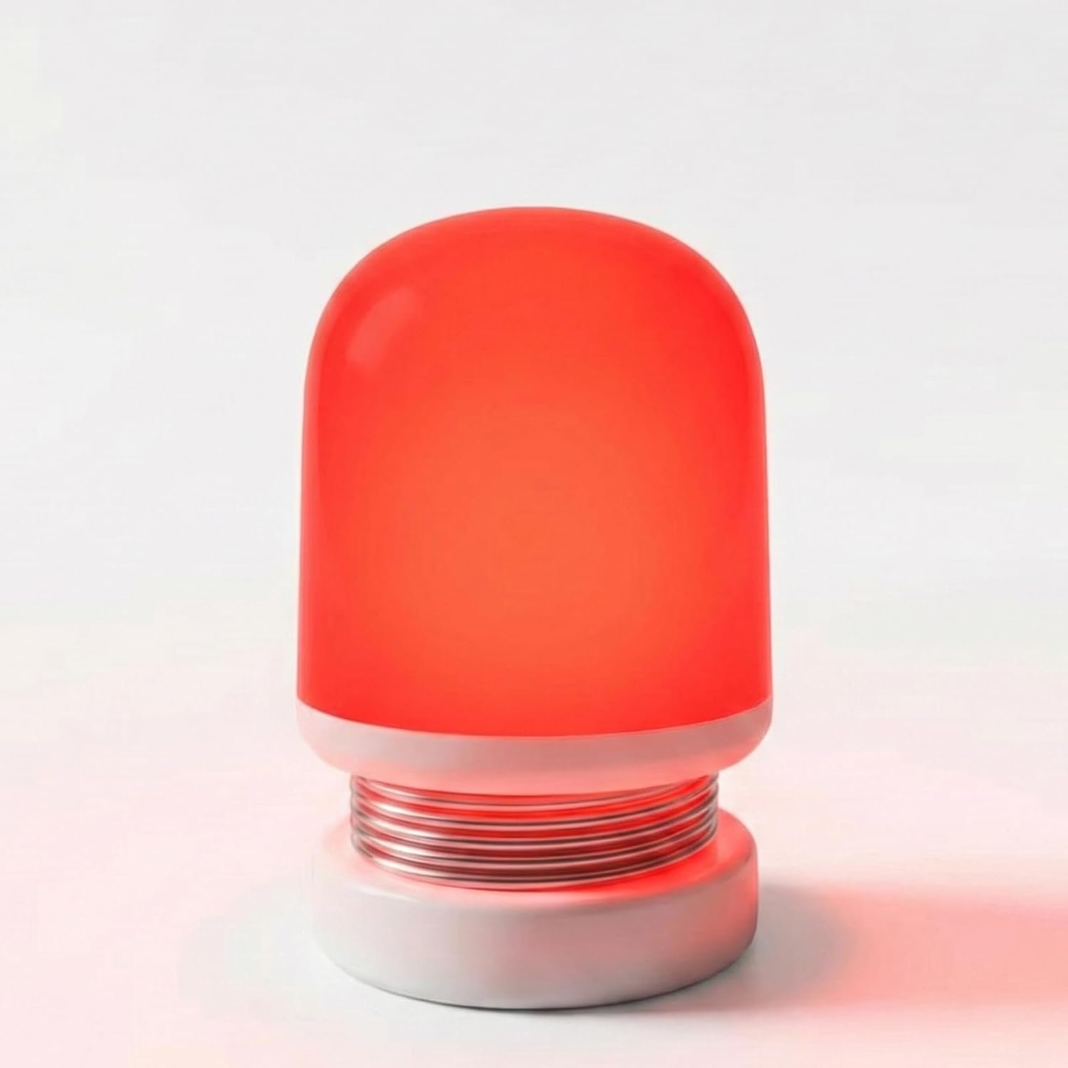 Amber & Red Night Light for Sleep Aid – Amber (1600K)/Red (625nm) – No Blue Light, Stepless Dimming, 24+ Hours Long Lasting, USB-C Rechargeable Night Light