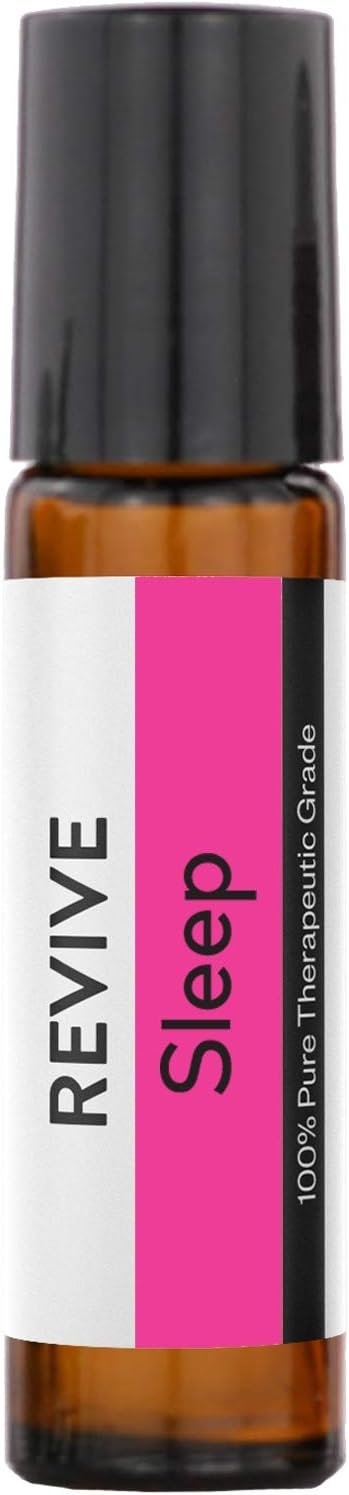 Sleep Essential Oil Blend Roll-On by Revive Essential Oils – 100% Pure Therapeutic Grade, for Diffuser, Humidifier, Massage, Aromatherapy, Skin & Hair Care