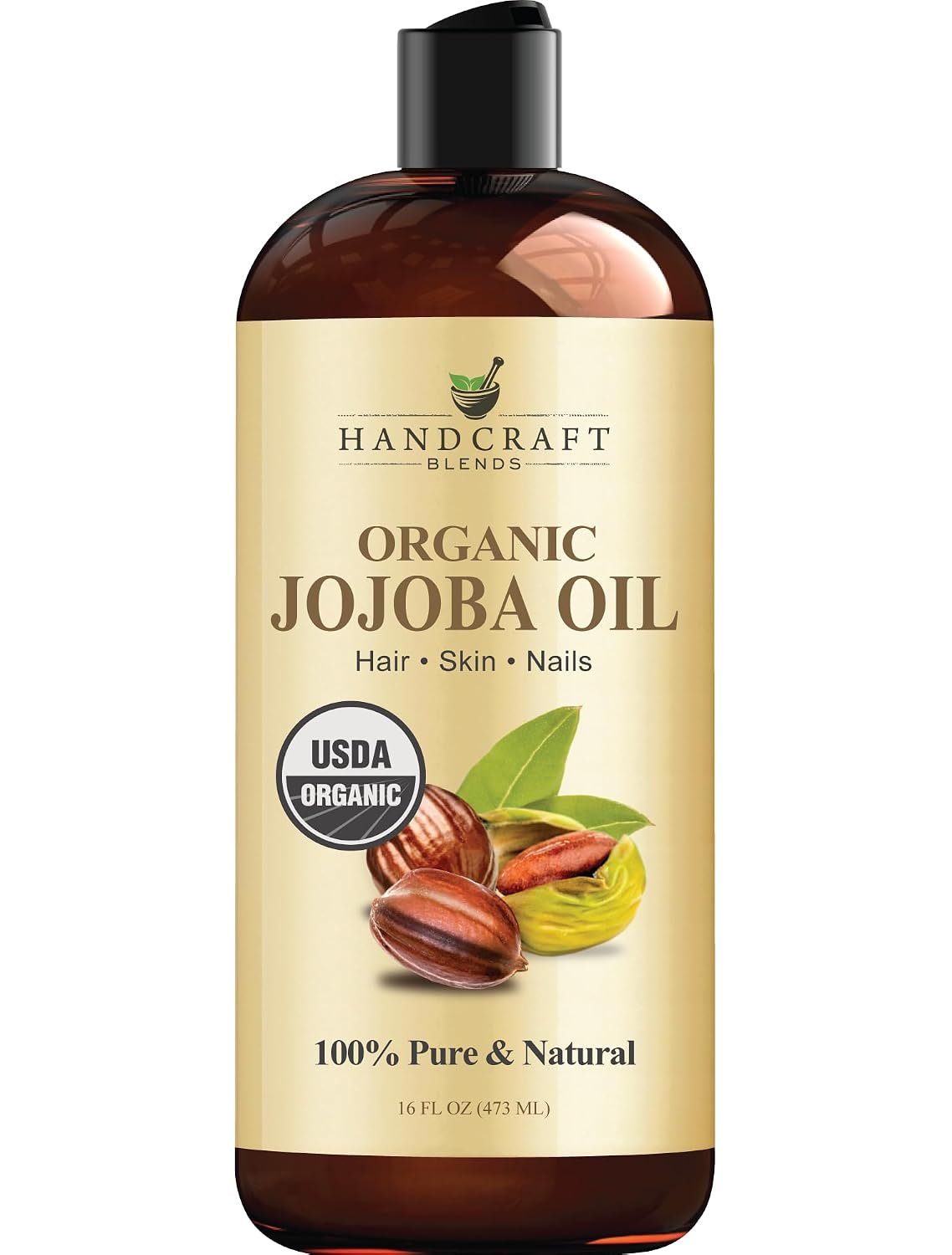 Handcraft Blends Organic Jojoba Oil – 16 Fl Oz