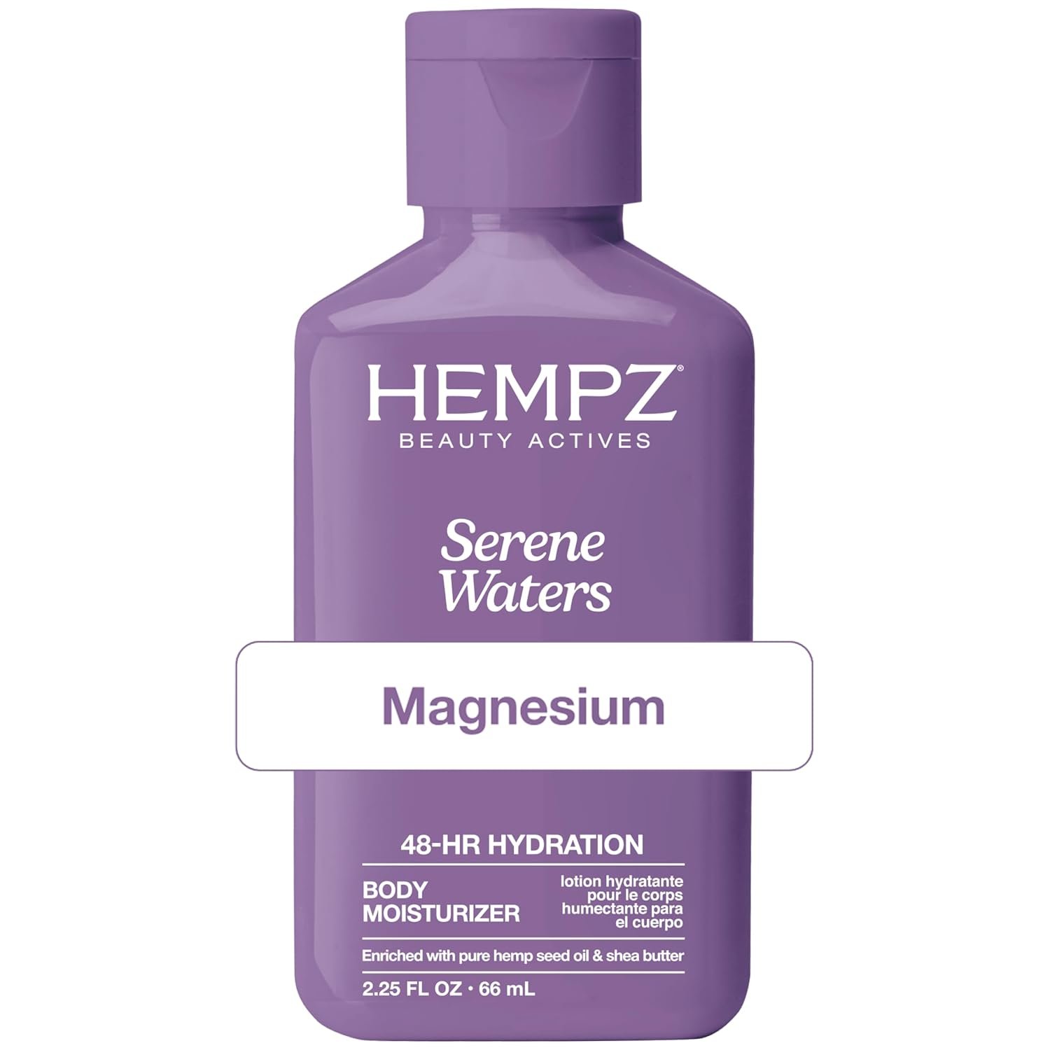 Hempz Mini Magnesium Body Lotion for Sleep, Serene Waters, 2.25 oz