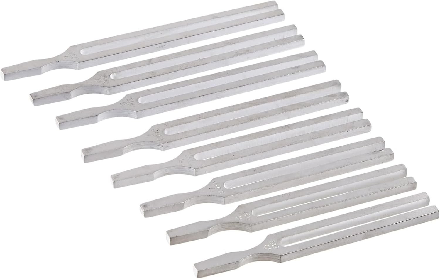 United Scientific™ Tuning Fork Set, 8 Aluminum Forks 256-512 Hz with Case