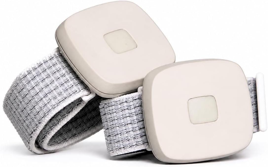 Bilateral Stimulation Tool, Dual Vibration Units with Adjustable Straps, EMDR Therapy Device for Children and Adults
