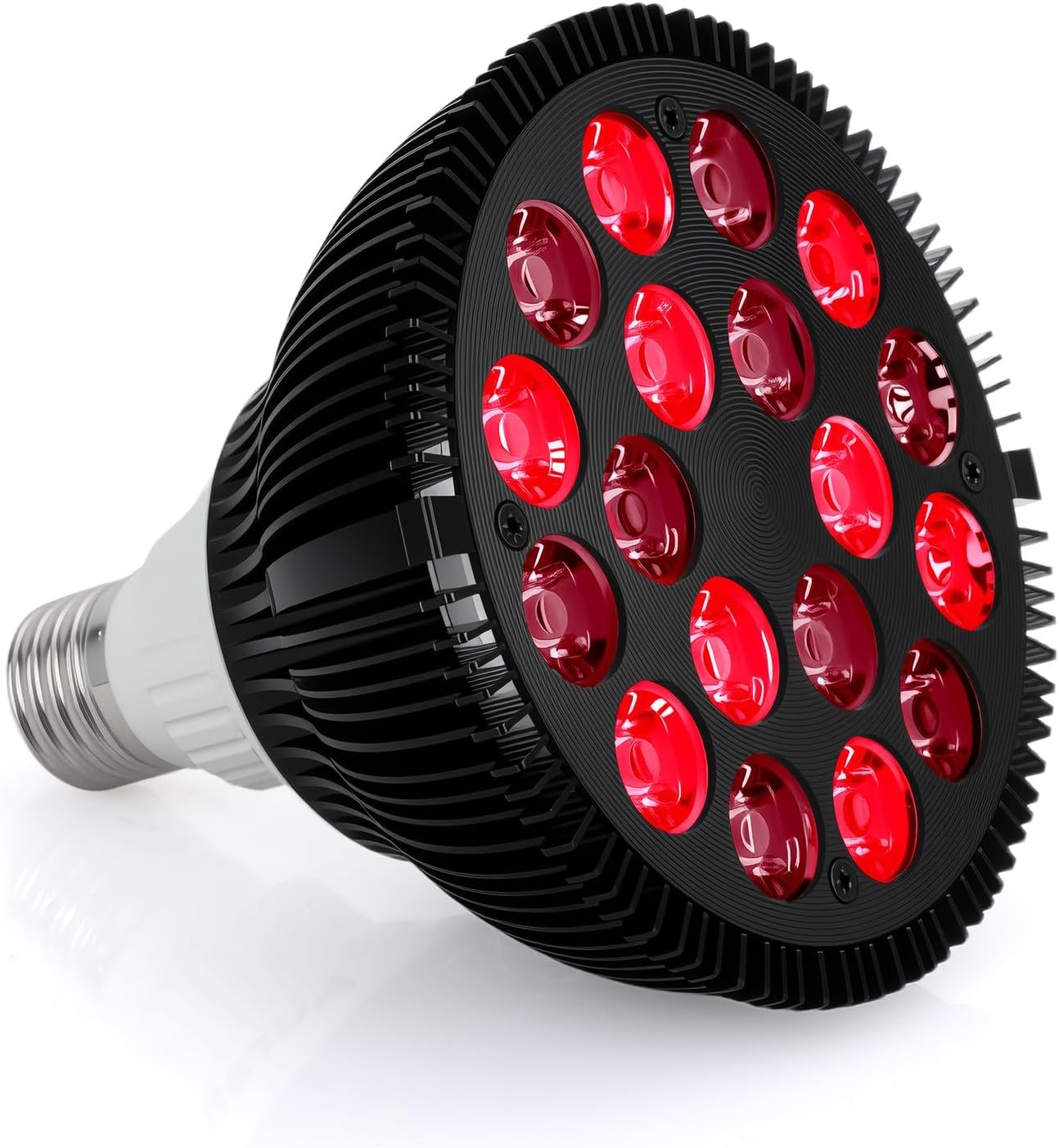 Red Light Therapy Lamp, 18 LEDs,Dual Wavelength Therapy (660nm+850nm), 54W, Near-Infrared & Red Light Combo Device for Face & Skin Health, Pain Relief(Only Bulb)
