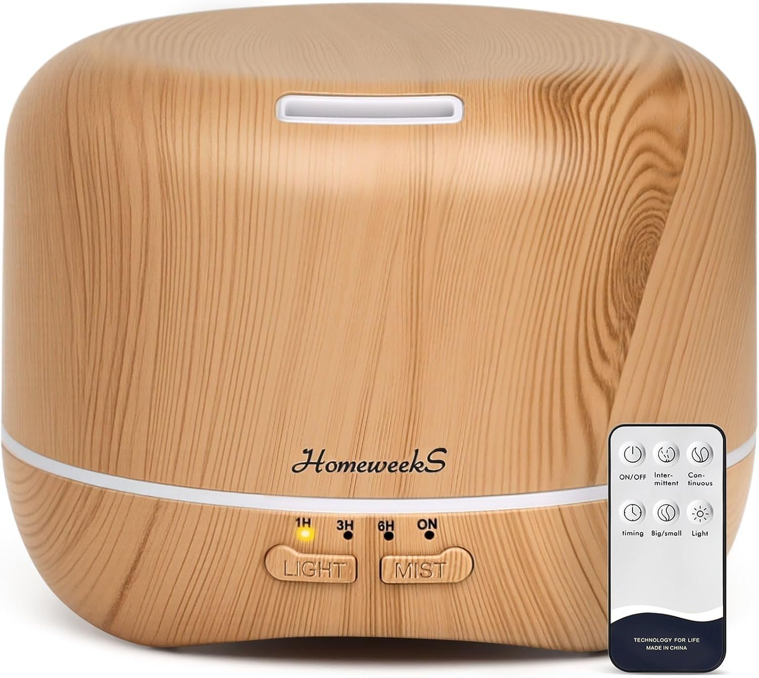 Homeweeks Essential Oil Diffuser for Room Aromatherapy Scent Diffuser