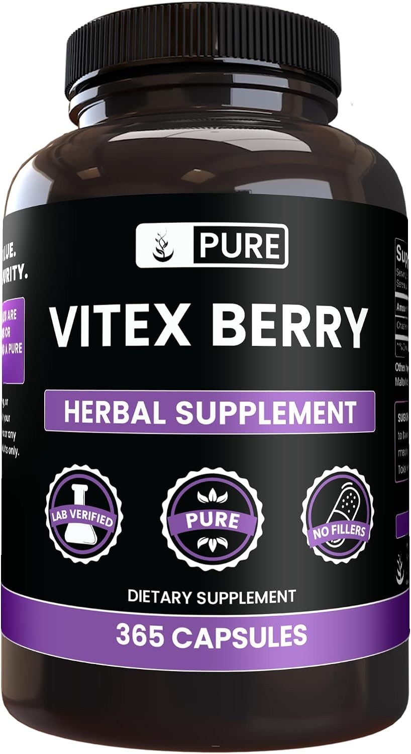 PURE ORIGINAL INGREDIENTS, Chasteberry Extract, 365 Capsules