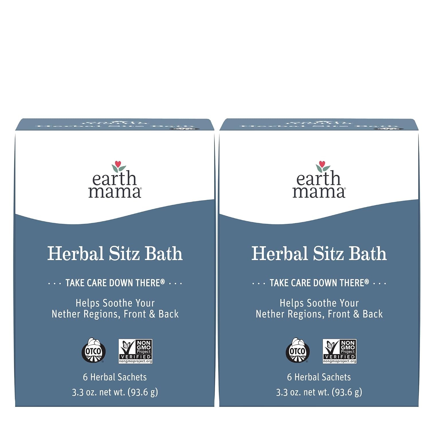 Earth Mama – Herbal Sitz Bath – 6-Count (2-Pack)