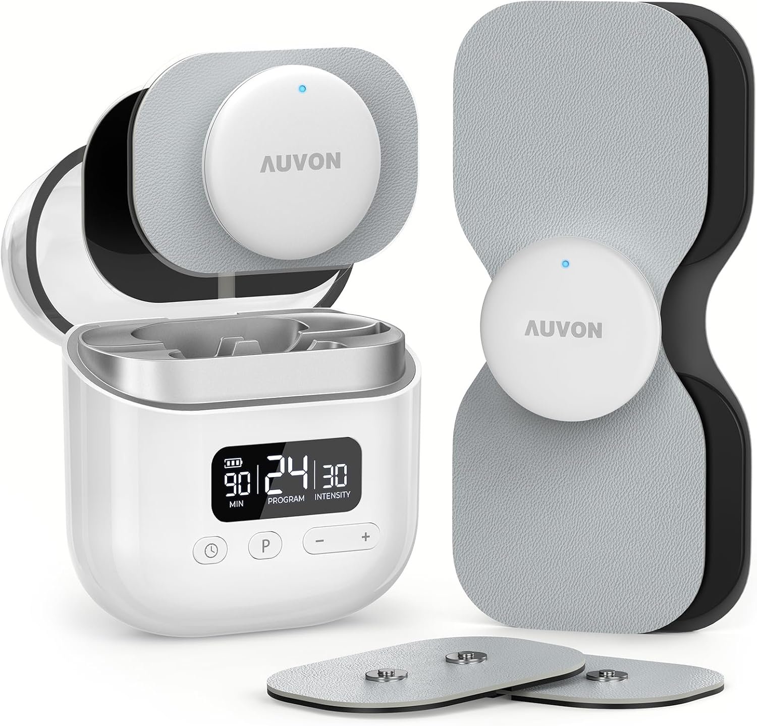 AUVON Wireless 24 Modes TENS Unit Muscle Stimulator for Pain Relief, 6 Pads