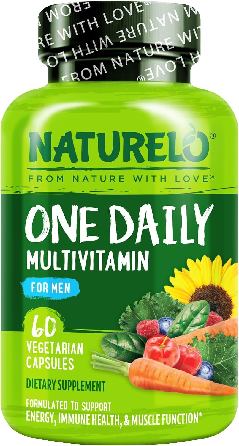 NATURELO Multivitamin for Men – One Daily, 60 Vegetarian Capsules