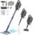 Steam Mops for Floor Cleaning, 6-in-1 Multi Accessories, 23FT Power Cable, Lightweight,Detachable Steam Mops for sealed Hard Floors, Marble, Stone, Hardwood(pale purple)