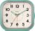 Tinload 4.3″ Vintage Retro Analog Alarm Clock, Super Silent Non Ticking Clock with Manual Light, Snooze, Battery Operated, Simply Design, for Living Room, Bedroom, Bedside, Desk(Green)