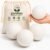 Wool Dryer Balls XL 4-Pack – Organic Wool Dryer Balls for Laundry Reusable, Natural Fabric Softener, Reduces Drying Time, Static, Wrinkles & Laundry Clumping