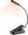 VAVOFO Amber Rechargeable Reading Light, Blue Light Blocking Book Light, 7 LEDs Eye Care 9 Colors 9 Brightness Clip On for Kids Bookworms Reading in Bed with Power Indicator Lasting 70h (Black)