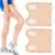 2 Pcs Castor Oil Pack Reusable Organic Castor Oil Pack Wrap Kit for Knees Legs Arms Adjustable Castors Oils Compress Pad, Anti-Oils Leak Design
