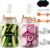 2 Pack 1 Gallon Glass Fermentation Jars with Airlocks & Weights