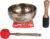 ESK 7 inch Tibetan Singing Bowl set ,Meditation, zen decor, Spiritual and Body Healing and Energy Cleansing ,Handmade, Comes w/ silk cushions, sticks and Flag