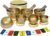Tibetan Singing Bowl Set of 7 Himalayan Bowl Vajra Engraved Chakra bowl Authentic 7 metals Handmade in Nepal for Yoga, Chakra healing, Deep Relaxation Mindfulness