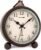 Peakeep 4″ Small Battery Operated Analog Alarm Clock, Antique Retro Style