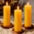 3 Pack Natural Beeswax Pillar Candles,2x6in Large Pure Beeswax Candles-180 Hours Long Burning,Organic Bees Wax Candles for Home,Prayer,Emergency,Smokeless Dripless Organic Pillar Candles Bulk
