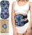 Langsprit Castor Oil Pack Wrap, Reusable Castor Oil Packs for Stomach and Liver Detox, Castor Oil Pads Compress (Floral Large)