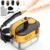 Heavy Duty Steam Cleaner for Home, Fast Heating & 1.2L Tank Handheld Steam Cleaner, 6-Level Adjustable Pressurized Steamer for Cleaning with 11 Accessories for Car, Grout, Tile, Floor and More(Yellow)