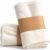 2 Pcs Organic Cotton Flannel for Castor Oil Pack Wrap, Reusable Castor Oil Compress for Stomach, Abdomen, Joints & Other Areas