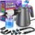 Steam Cleaner for Home, Pressurized Handheld Steamer for Cleaning Upholstery Bed Furniture Couch Carpet Car with 14 Multi Purpose Accessories & Safety Lock, Small Container for Grease