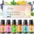 Gooamp Essential Oils Set-Top 6 Organic Blends Scents for Diffuser for Home