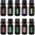 Pure Daily Care Aromatherapy Top 10 Essential Oil Set – Therapeutic Grade Single Ingredient Oils – Uplift Mind, Body and Spirit – 10 x 10 Ml Bottles – No Fillers & No Additives