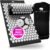 Bed of Nails Mat and Pillow Set – Original Bon Acupressure Design with 10962 Precision Nails, Mat: 28.5 x 16.5 x 1″, Pillow: 14.5 x 6 x 4″, Jet Black