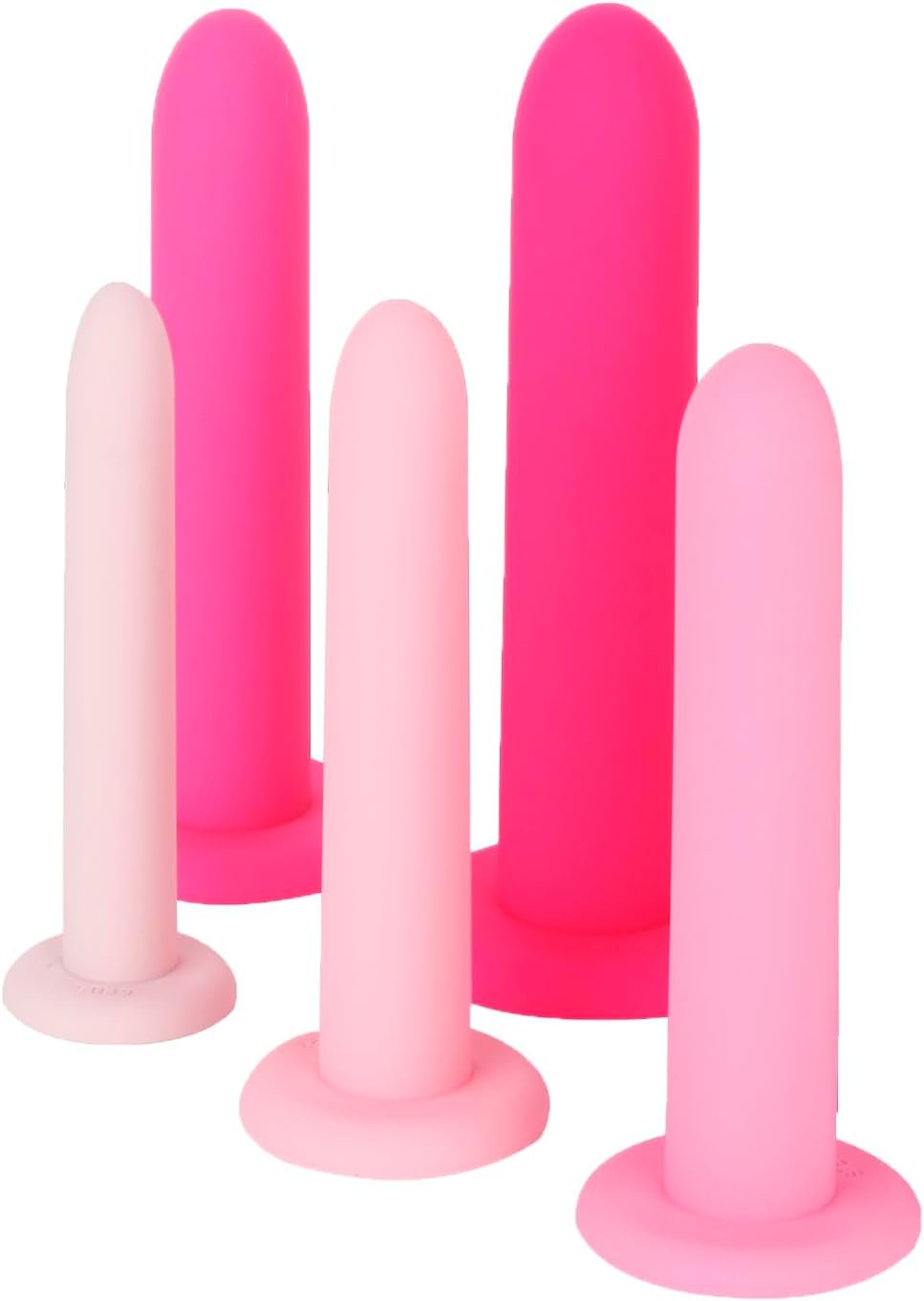Silicone Pelvic Floor Muscle Exerciser Trainer Set – 5 Kit System (Small Set)
