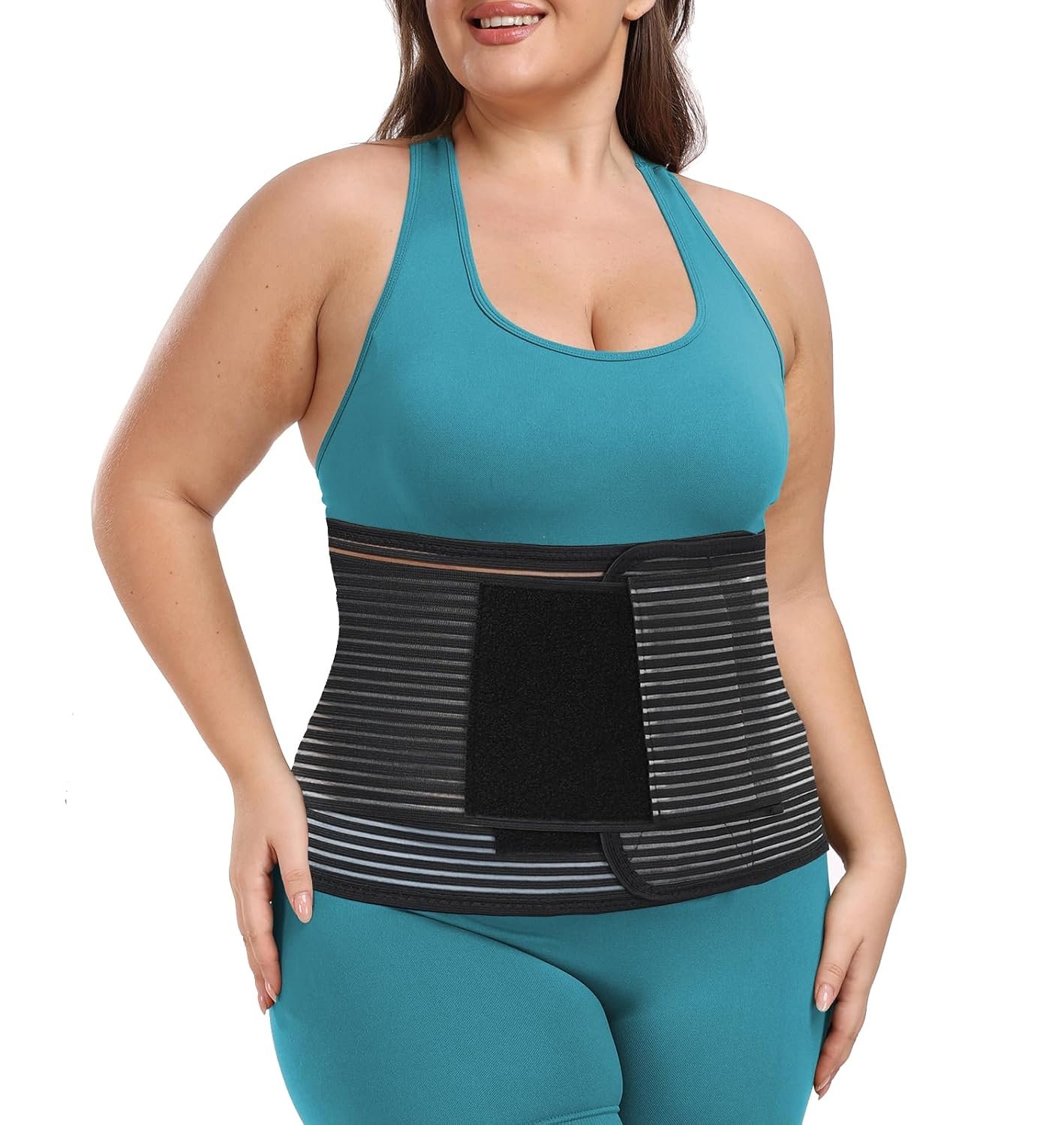 MAMODY Abdominal Binder Post Surgery Plus Size Postpartum Belly Band Wrap
