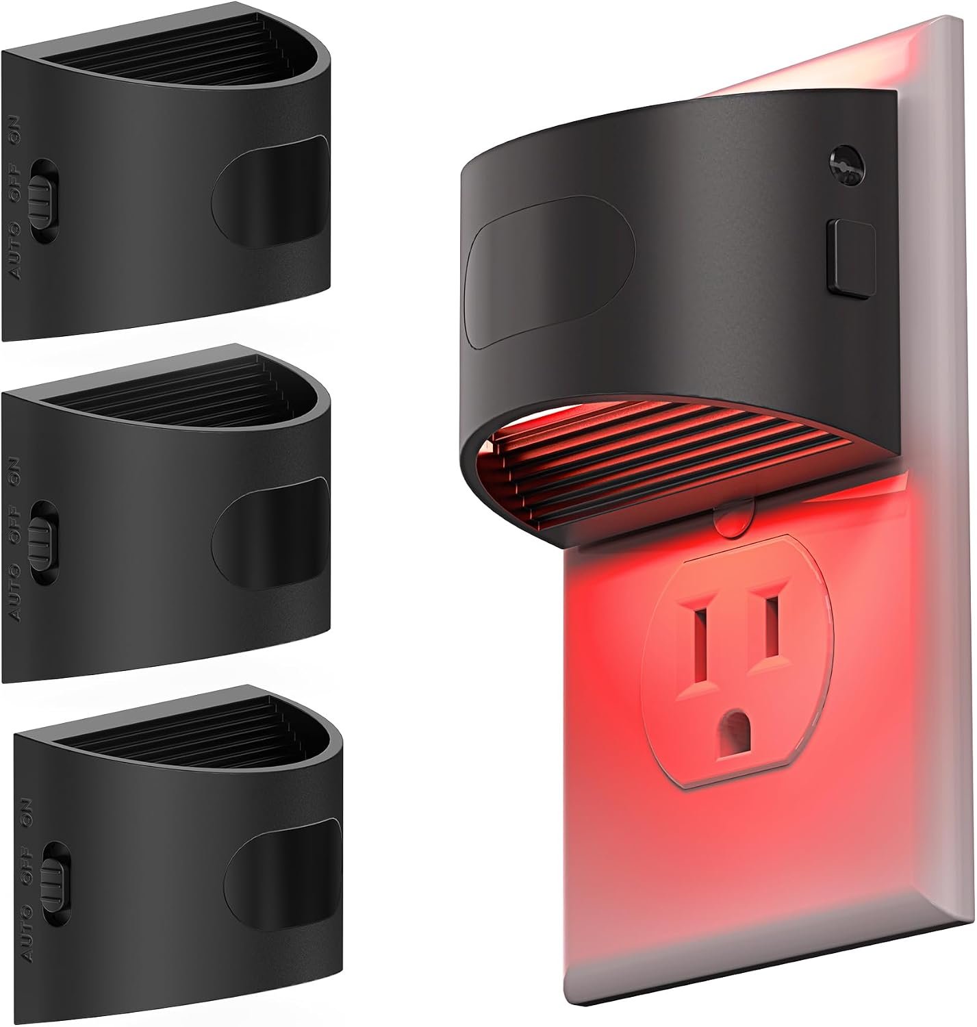 L LOHAS LED Motion Sensor Night Light, Night Lights Plug into Wall, 4 Pack