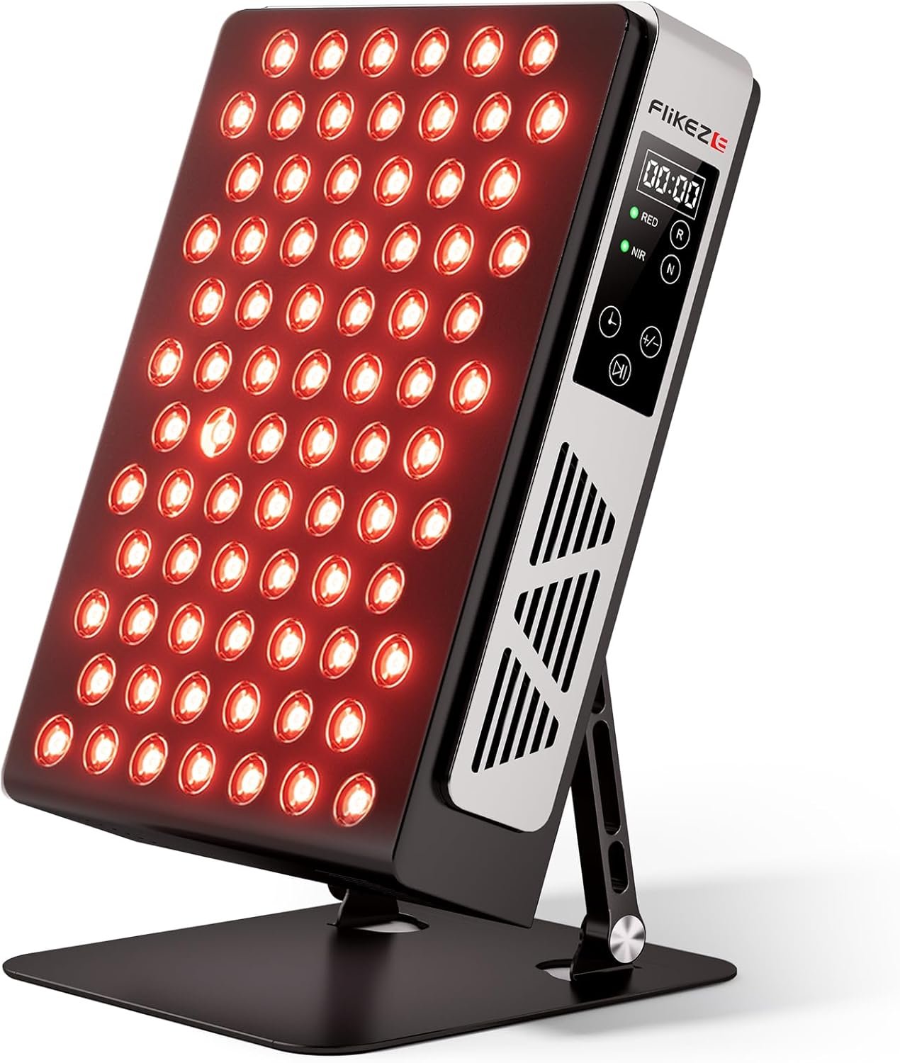 FLIKEZE Red Light Therapy Panel for Full Body Face, Dual Chip 660nm 850nm