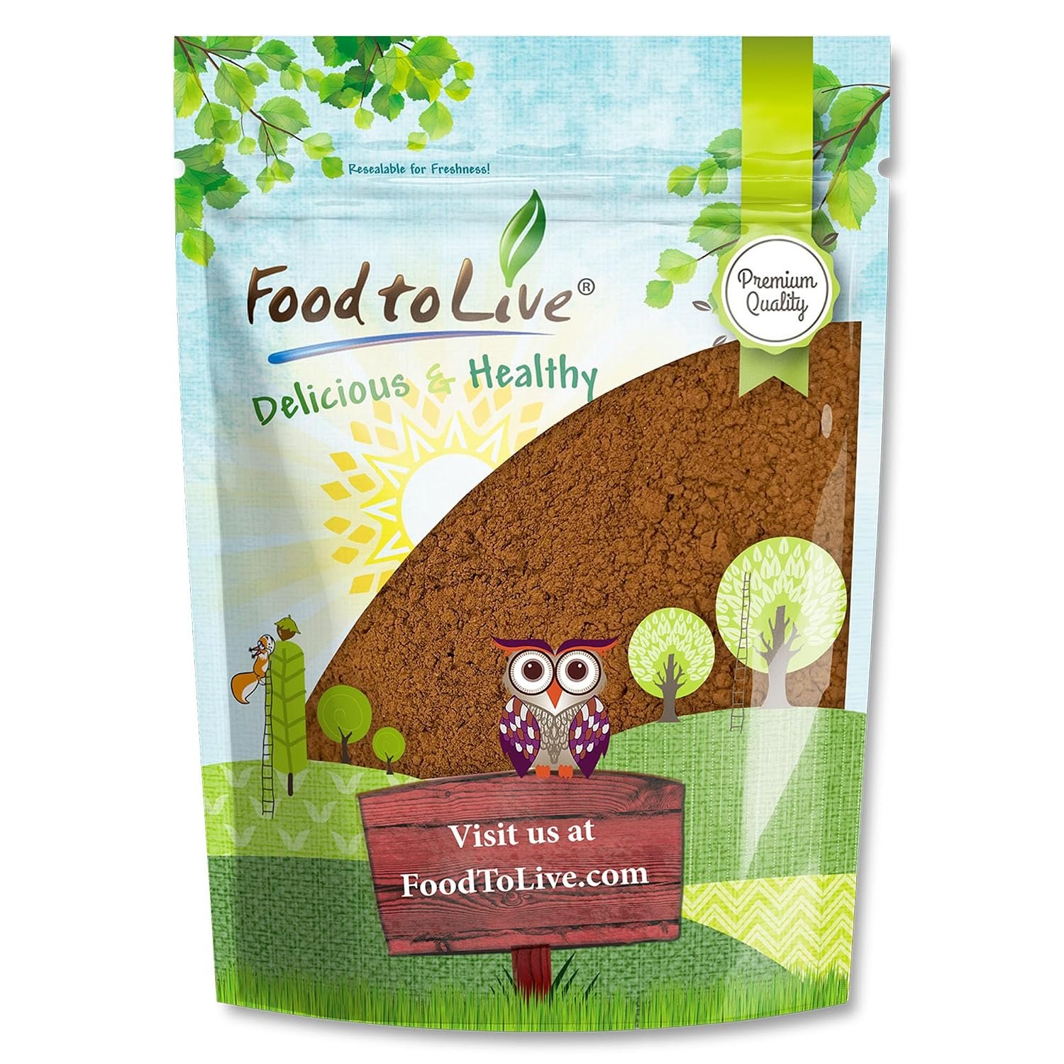 Food to Live Reishi Mushroom Powder, 4 Pounds