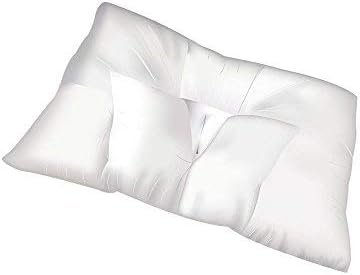 Traction Neck Pillow for Cervical Support – New and Improved Bed Pillow for Side Sleeping and Back Sleeping, Neck and Shoulder Relaxer Contour Orthopedic Bed Pillow (Large (28×15))
