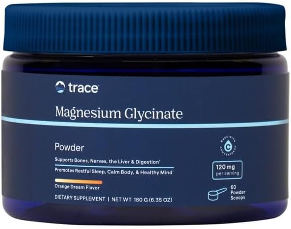 Trace Minerals Magnesium Glycinate Powder, Orange Dream