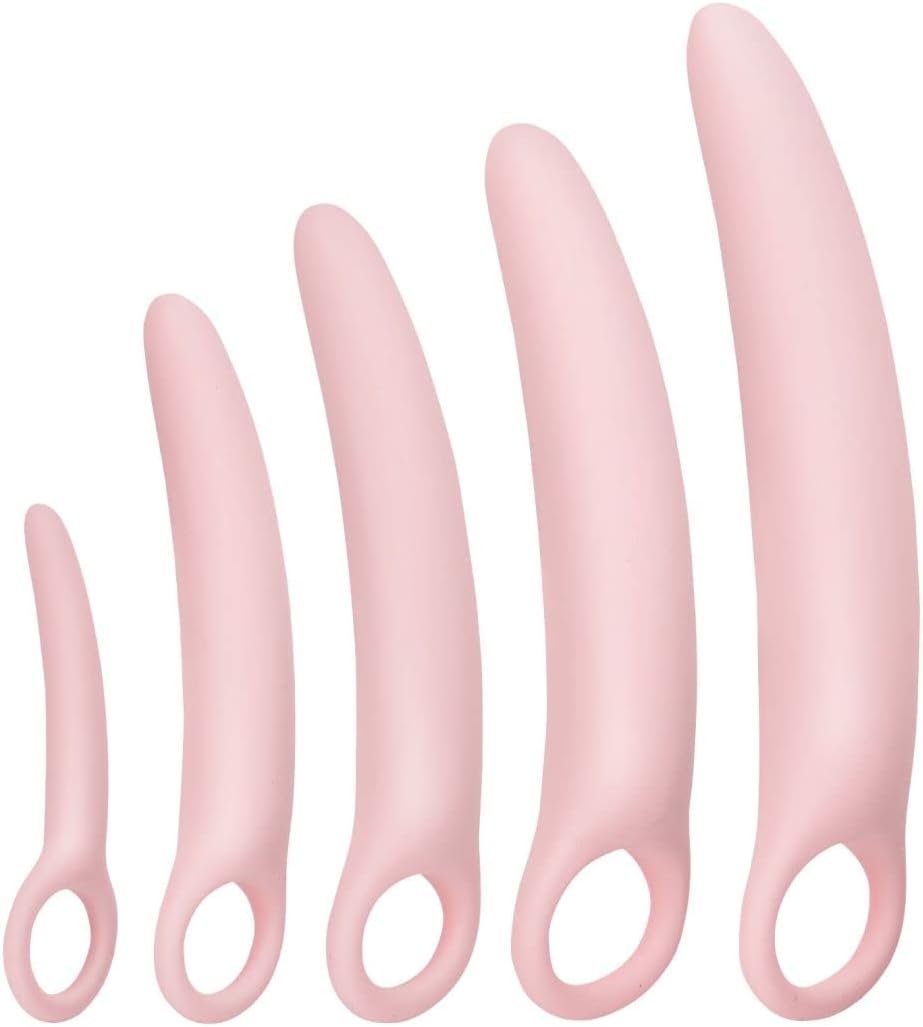 5-Pack Silicone Pelvic Floor Muscle Dilator Trainer Set for Women （Large Set）