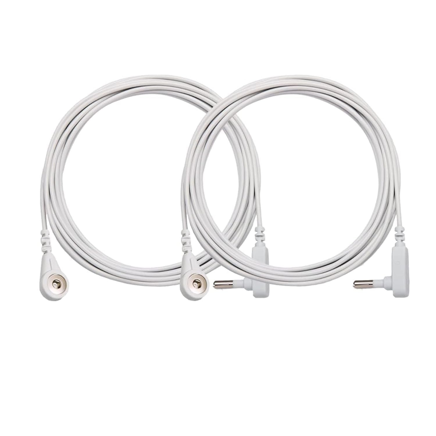 Grounding Cords 15 ft, 2-Pack Replacement Accessories for Grounding Sheets & Mat, Grounding Cable Universal for Most Brands