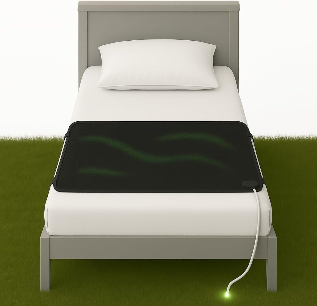 GAYA Grounding Mat for Bed, Sleep & Pain Relief, Full Size, 15ft Cord
