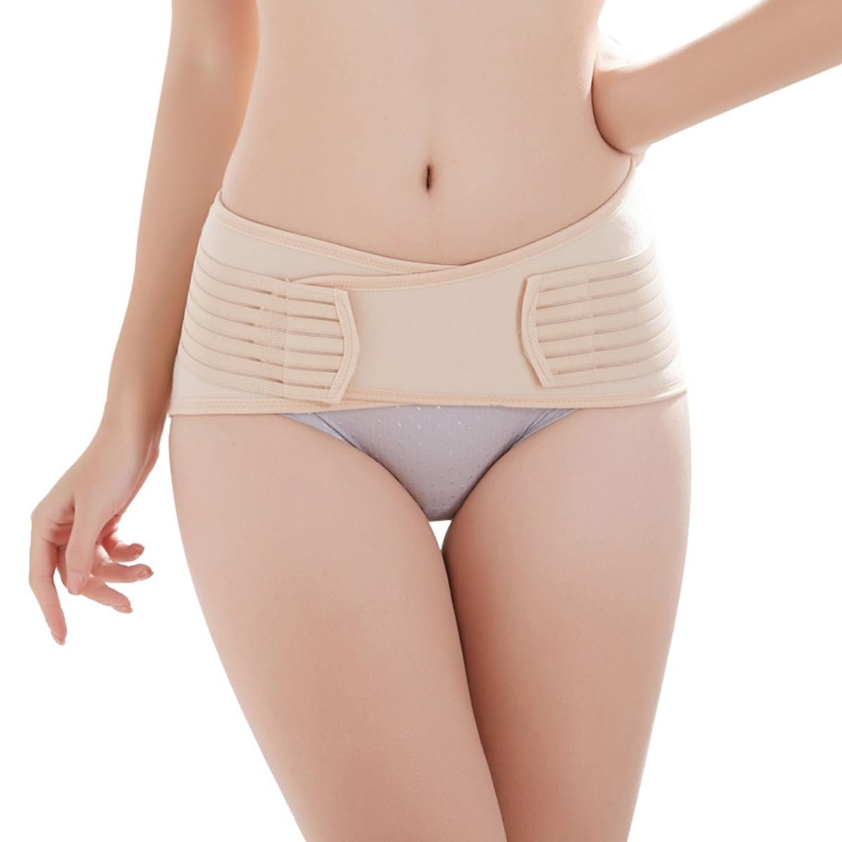 SUJAYU Back Brace for Lower Back Pain Women, Thin Support Belt Lumbar Support Brace Sacroiliac Belt Hip Brace for Women (Medium)