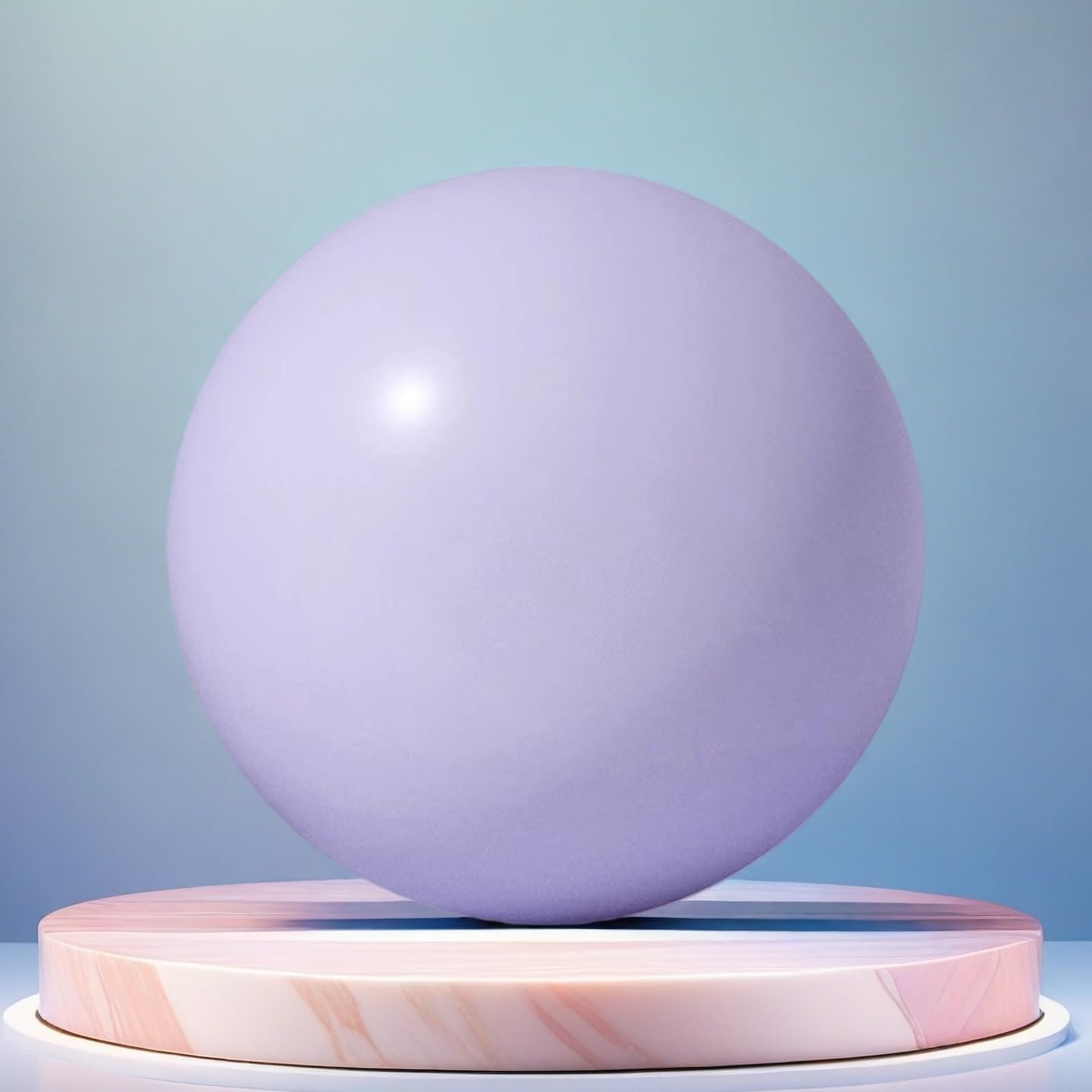 1pcs Small Pilates Ball 9 Inch Small Exercise Ball Mini Workout Yoga Balls for Gym Yoga, Core Training, Fitness, Workout, Stability, Improves Balance(Purple)