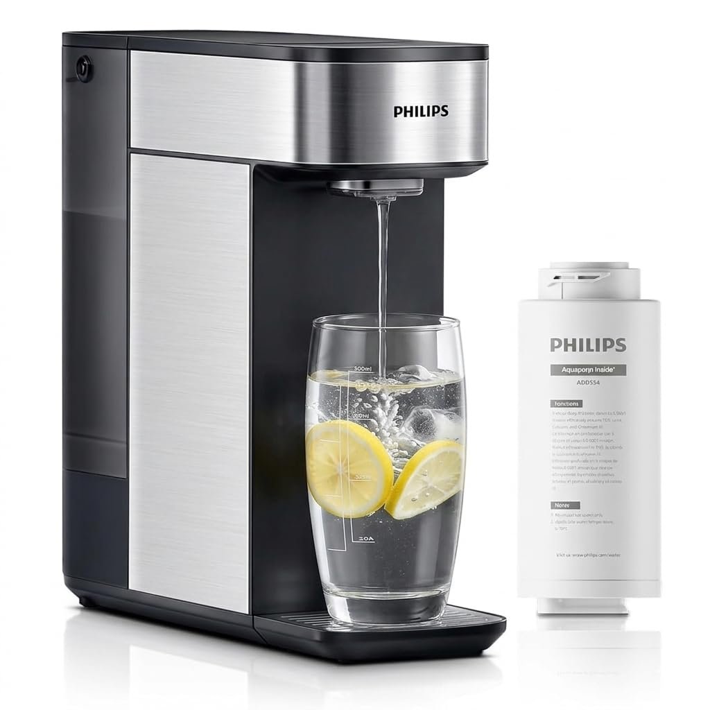 PHILIPS Countertop Reverse Osmosis Water Filter, Installation-Free