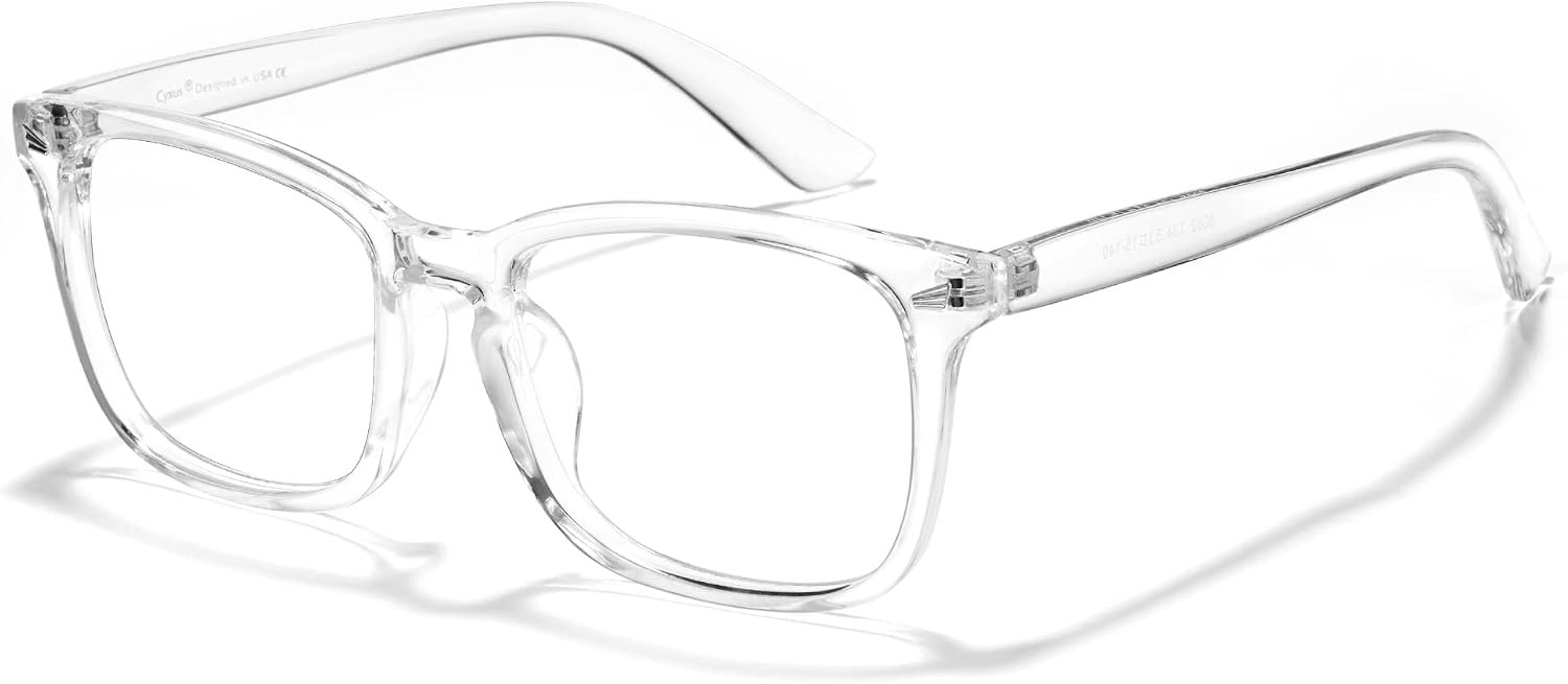 Cyxus Blue Light Glasses Men Women Reduce Eye Strain UV400 Protection 8082