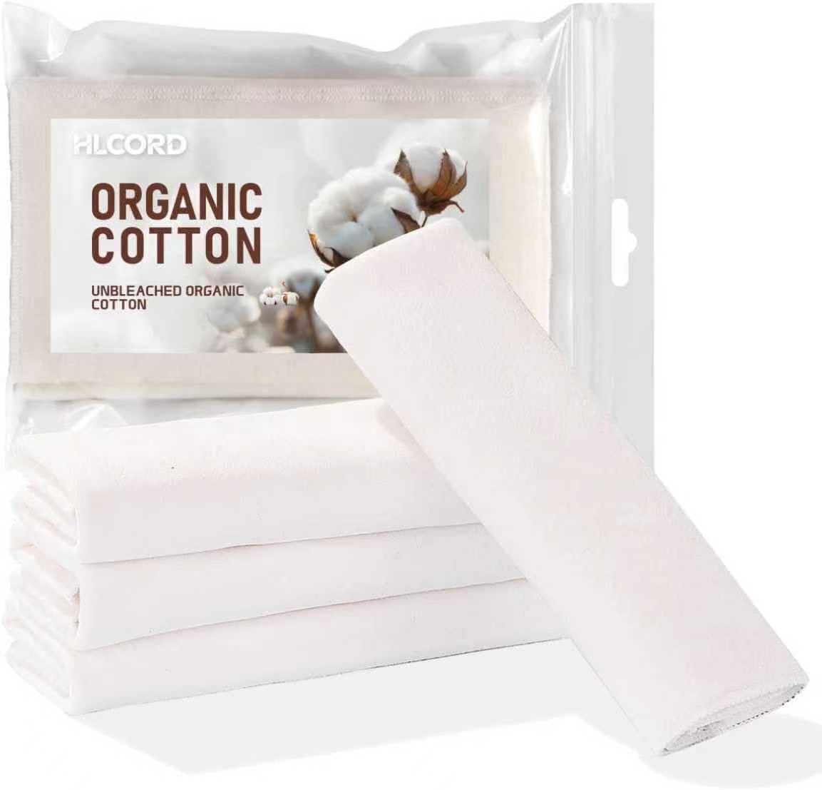 4-Pack Cotton Flannel Flannel for Castor Oil Packs, Unbleached,Organic Cotton Wrap- Soft, Highly Absorbent, Reusable – 17.5″ L x 9″ W, Reusable Compress for Abdomen, Joints & Whole Body Wellness