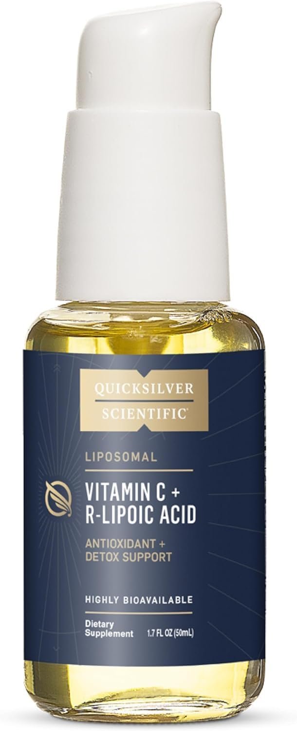 Quicksilver Scientific Vitamin C + R Lipoic Acid, Antioxidant, 50 ml