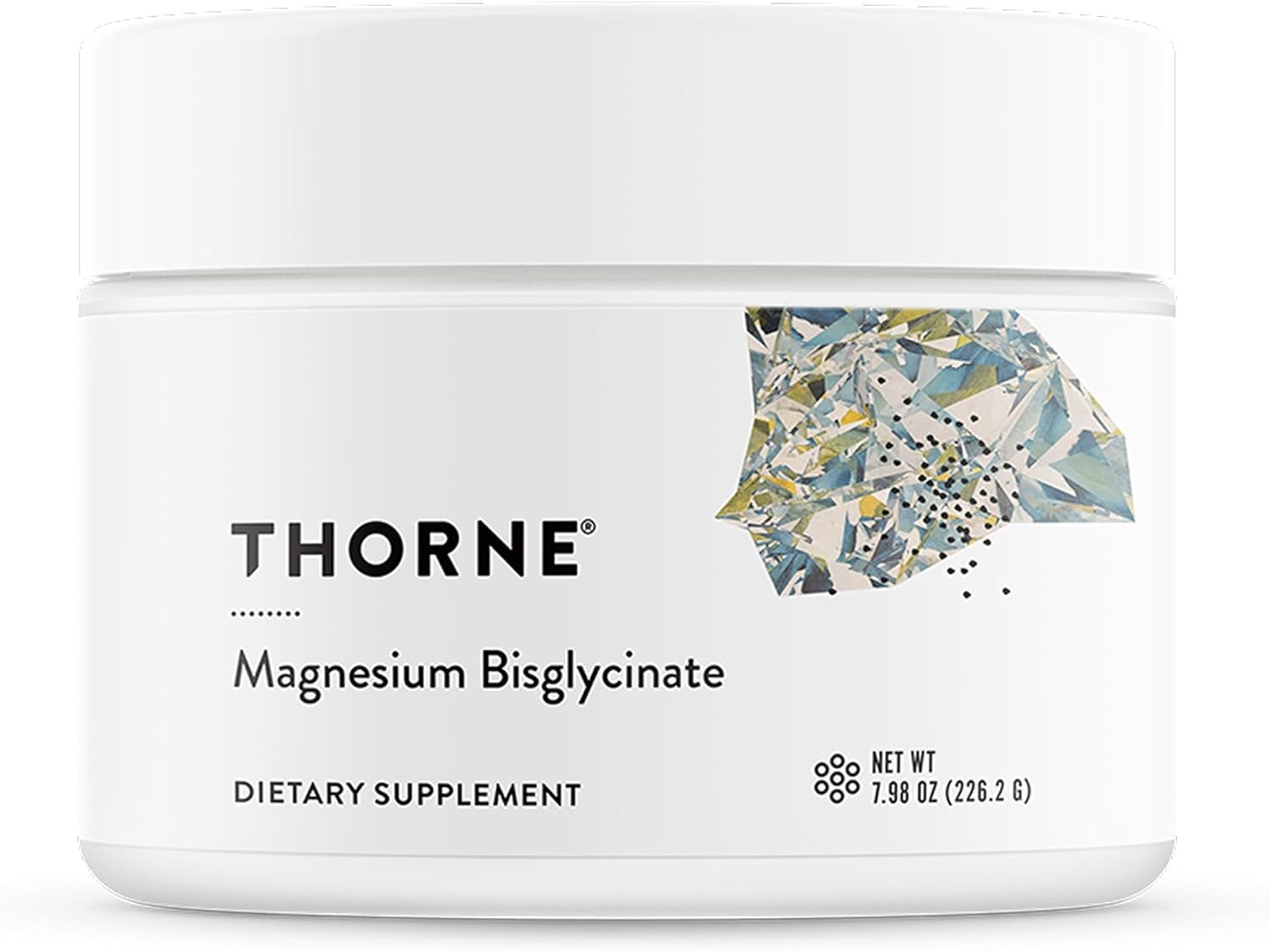 THORNE Magnesium Bisglycinate, Powdered Magnesium Formula, 60 Servings