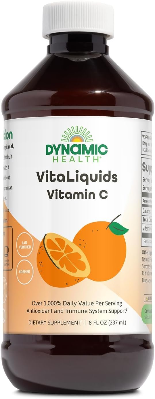 Dynamic Health Liquid Vitamin C Natural Citrus, 8 fl oz