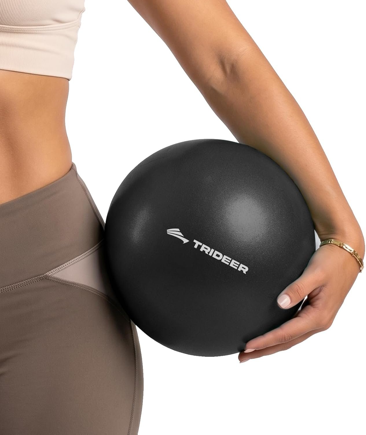 Trideer 9 Inch Pilates Ball with Inflation Straw, Small Exercise Yoga Ball