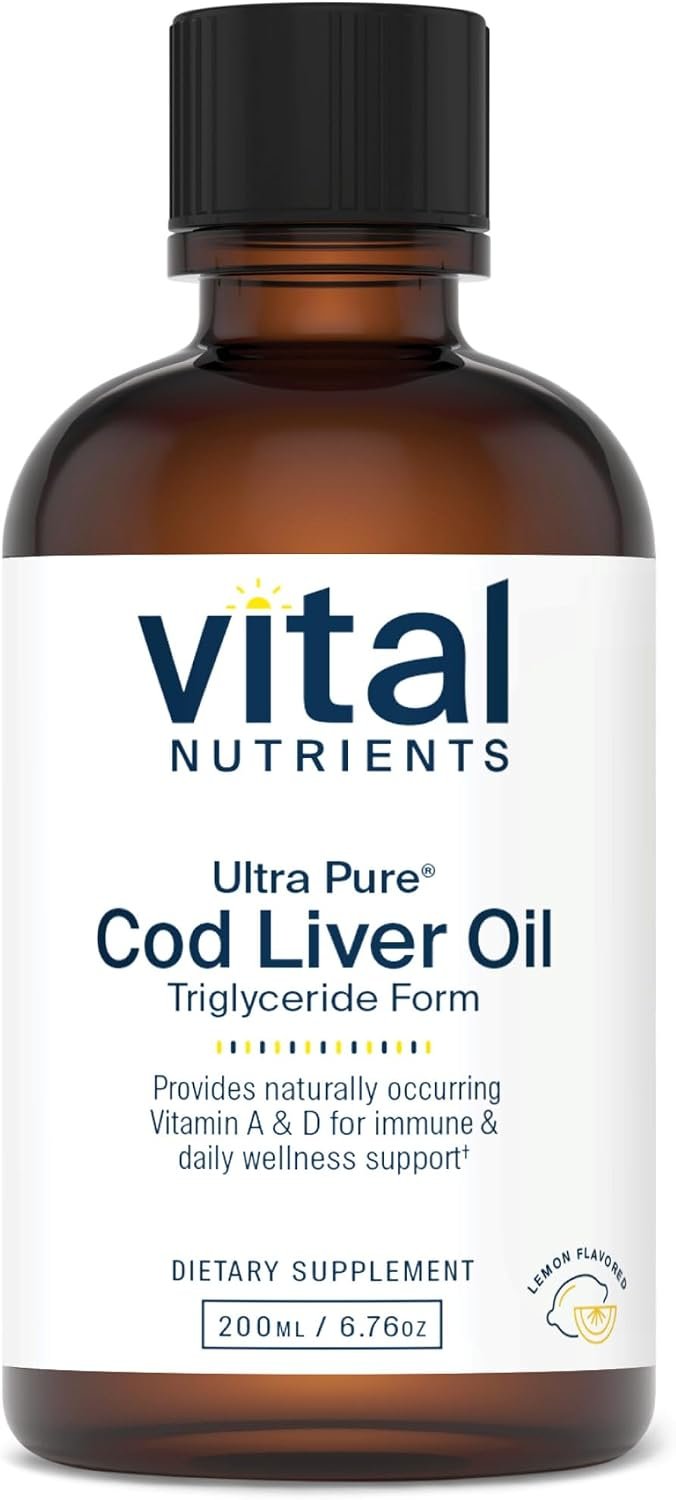 Vital Nutrients Ultra Pure Cod Liver Oil 1025, 200ml